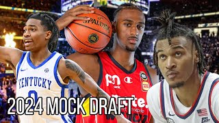 I Did The 2024 NBA Mock Draft So You Don't Have To