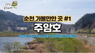 순천 가볼만한 곳 주암호 순천 여행 벚꽃길 드라이브 캠핑