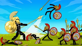 Can One OVERPOWERED Stickman Beat an Army Of Speartons in Stick War 3?