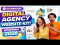 ELEMENTOR DIGITAL AGENCY Website Template Kit (Multipage) | WordPress Elementor 2026