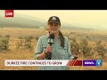 hundreds of firefighters tackle durkee fire in eastern oregon the largest wildfire in us