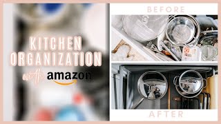 SMALL KITCHEN CLEANING & ORGANIZATION | HOW TO ORGANIZE POTS AND PANS