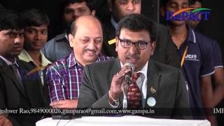 JCI INDIA ZONE 12 President JC Prashanth speech at IMPACT 2016