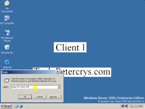 2 Joining Client pc to Domain Windows Server 2003 2 Joining Client pc to Domain Windows Server 2003