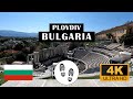 Plovdiv, Bulgaria Walking Tour - (oldest city in Europe) - 4K - with Captions -