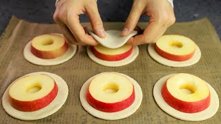 🍎 Just take puff pastry and 2 apples! Festive dessert in 5 minutes!