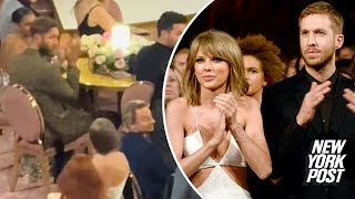 Taylor Swift walked right past ex Calvin Harris at the Grammys — here’s how he reacted