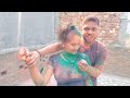 couple holi masti vlogs 🥰