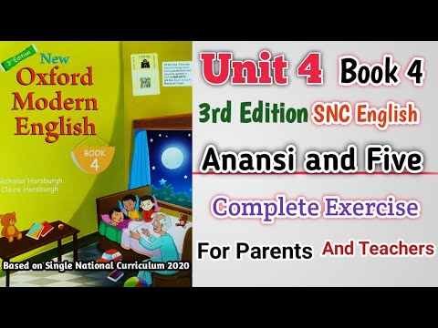 New Oxford Modern English Book 4 Unit 4 | Complete Exercise | Anansi ...