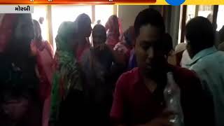 Morbi : women protest at municipality in matter of water issue