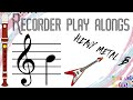 Recorder play along - 3. Heavy metal B (B)