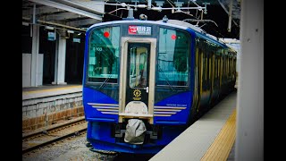 【軽井沢リゾート】しなの鉄道SR１系100番台　長野駅発車シーン