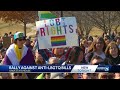 rally against anti lgbtq bills held at the iowa statehouse