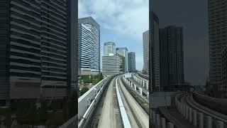 【4K】ゆりかもめ 豊洲駅 -Toyosu Station, Yurikamome Line-