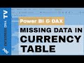 Accounting For Missing Data In Currency Table w/PowerQuery