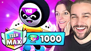 MEEPLE PALIER MAX SUR BRAWL STARS ! ( 1000 TROPHÉES )