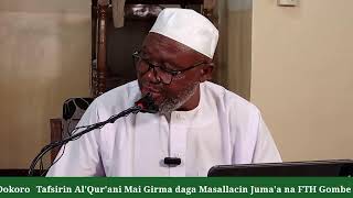 Karatun Tafsirin Al'Qur'ani Mai Girma daga Masallacin Juma'a na FTH Gombe 1445/2024