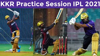 Kkr Practice Session 2021 | kkr Practice Session for IPL 2021| Kkr team News | AB Cricket