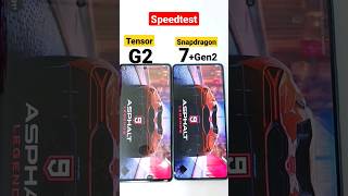Snapdragon 7+Gen2 vs Tensor G2 Speedtest 🔥🔥🔥
