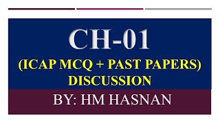 ECONOMICS CH 01 MCQ + Past Papers ICAP