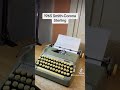 How to use all functions on a 1965 Smith-Corona Sterling vintage portable typewriter