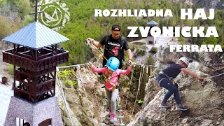 Rozhľadňa Háj + Ferrata Zvonička - Nova Baňa