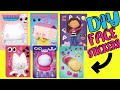 Gabby's Dollhouse DIY Make Your Own Face Stickers with Pandy, DJ, Kitty Fairy, Baby Box