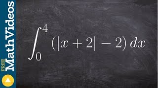 Learn how to integrate an absolute value