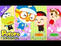 Trampoline Jump Song | Jump up Higer and Higher! | Play Outside | Pororo Song for Kids