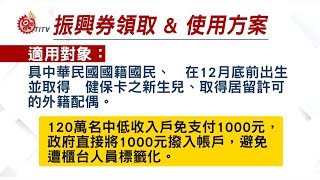 振興券方案公布 花1千元換3千7/15上路 2020-06-02 IPCF-TITV 原文會 原視新聞