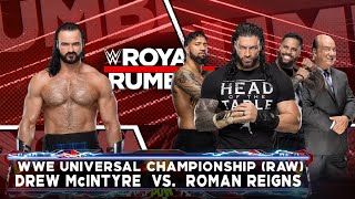 Roman Reigns Vs. Drew McIntyre - WWE 2K22 Gameplay 2023
