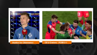 FCSB ține pasul cu CFR. Primele declarații după partida de la Craiova