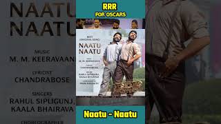 Naatu - Naatu For Oscars ! RRR ! #shorts
