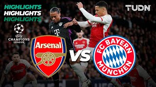 HIGHLIGHTS - Arsenal 2-2 Bayern | UEFA Champions League 2023/24 - 4tos | TUDN