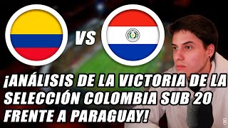 ¡Show de Cabezas y Puerta! La Selección Colombia Sub-20 derrotó 3-0 a Paraguay en el Sudamericano