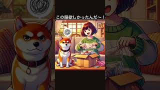 『2月14日 バレンタインデー』 拒否柴ピース 柴犬 かわいい Nope Shiba Inu Dog 4コマ イラスト 生成AI 犬 #shorts 犬漫画 犬おもしろ動画 チョコレート