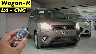 Maruti Suzuki Wagon R Lxi CNG Base Model 2023: Detailed Review - On Road Price \u0026 Features !!