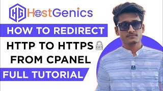 How To Redirect Http To Https From Cpanel || Full Tutorial By Hostgenics