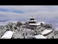 snowfall top of the chandragiri hills on 9 feb 2019