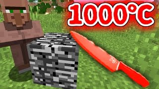 【MOD紹介】1000℃に熱した包丁で岩盤を切ってみた！【マインクラフト】