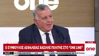 Β. Πολίτης στο One Channel: Καμιά σύγκλιση στα βασικά ζητήματα μεταξύ Αναστασιάδη - Ακιντζί