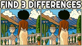 🧠 Spot the Difference Game | 3 Differences to Find in 90 Seconds!《A Little Difficult》