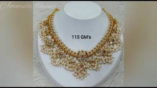 beautful silver jewellery collection with weight /Latest jewellery collection/ammulu channel