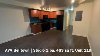 AVA Belltown | Studio 1 ba, 463 sq ft, Unit 119