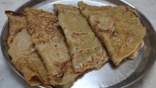 గోధుమ పిండి చెక్కర అట్లు నెయ్యితో  | Wheat Flour Sweet Dosa with Ghee | Amma Chethi Vanta.