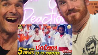 Ra Ra Ramaiya Song | Rajinikath Superhit Song | Baashha  REACTION!!