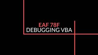 EAF #78F - Basic VBA Debugging and Error Checking your Loop