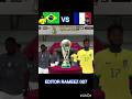 Brazil vs France || FIFA world cup ||#shorts #football