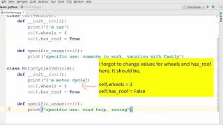 Python Tutorial 18 Inheritance