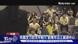 桃園全力助攻年輕人 創青年志工資源中心｜TVBS新聞